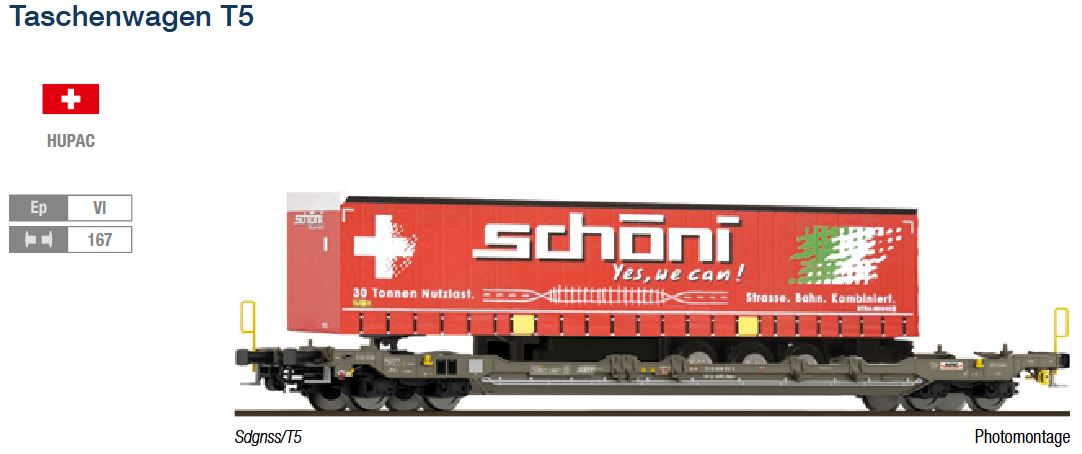 Roco-T5-Taschenwagen